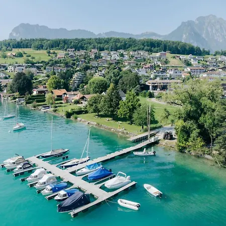 Jungfrau In See- Und Bergnaehe, Modern, Mit Balkon Und Aussicht Fuer 4 Gaeste Spiez